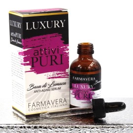 Farmavera Serum Against Wrinkles Snail Slime Active Pure Luxury, Eye Contour, Face Serum, Anti-Wrinkle Serum, Regenerating Face Serum Against Stains