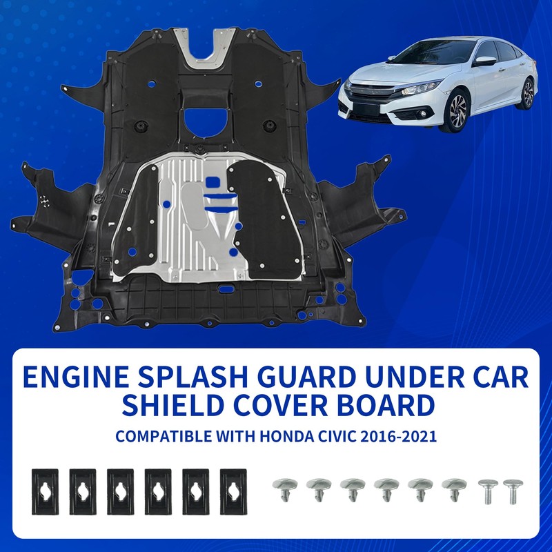 JISKAIAI Engine Splash Guard Under Car Shield Cover Board,Lower Engine