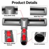 Floor Brush Attachment for Vacuum Cleaning – Red Bristle Replacement