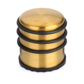 Sumnacon Heavy Duty Floor Door Stopper No Drill - Durability Stainless Steel Door Stop with Anti-Skid Rubber - Contemporary Safety Doorstop for Home Office Commercial Industrial,Gold