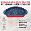 Bakken Pizza Baking Pan - Round Perforated Carbon Steel Pan