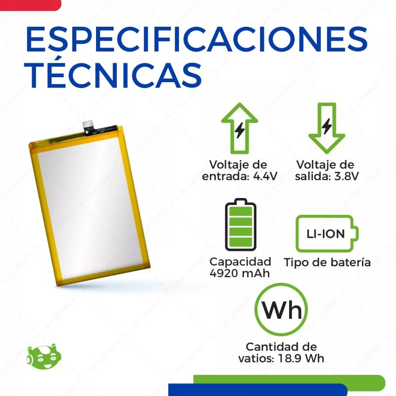 Slim Company Bateria Pila Para Vivo Y10 V2140a Y15s V2139