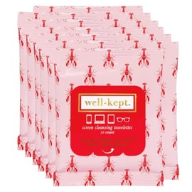 Well-Kept Tech & Lens Cleaning Wipes – Lobsterfest – 15 Count (12 Pack)