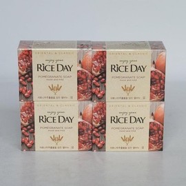 [Out_62] Lion Rice Day Soap Refreshing 100g (4-Pack Special) - Yun(Rice Bran Oil)／FREE / [아우트_62]라이온 라이스데이 비누 상쾌한 100g(4입기획) - 윤(쌀겨오일)／FREE
