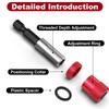 Pack of 2 Magnetic Bit Holder Quick Change Drywall Bit