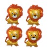 CHIL 4PCS 33 Inch Loin Foil Balloons Helium Lion Shaped