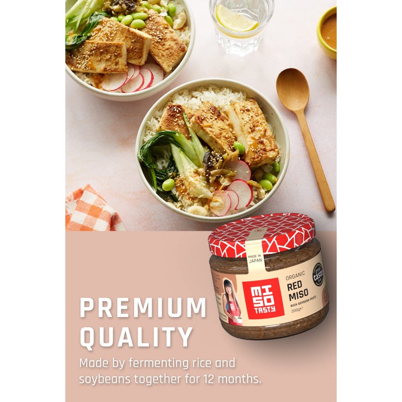 Miso Tasty Organic Red Miso Paste, 200g