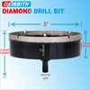5" Diamond Hole-Saw Bits with Pilot Drill Bit 5 in
