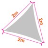 Green Bay Triangle Anti-UV Sun Shade Sail Outdoor Patio Party