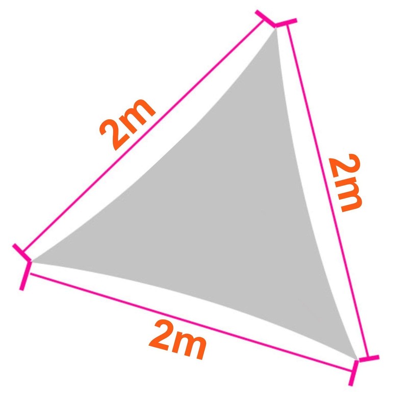 Green Bay Triangle Anti-UV Sun Shade Sail Outdoor Patio Party
