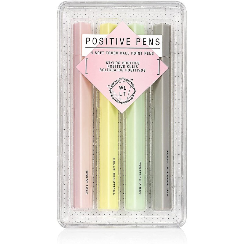 Positive Pens - Soft Touch, Set of 4