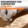 12-PCS Cabinet Scraper Set with Burnisher - Multi-Shaped Card Scrapers