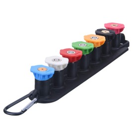 M MINGLE Pressure Washer Tip Set with Nozzle Holder 7 Nozzle Tips 1/4" Quick Connect 4000PSI