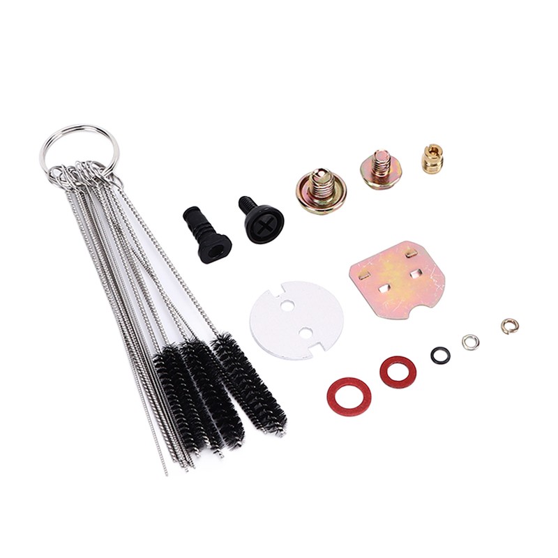Carburetor Rebuild Repair Kit Cleaning Brush Set Rubber Metal ABS