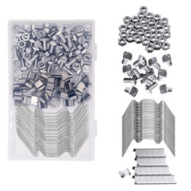 Baogaier Greenhouse Clips Clamps Kit 200PCS Green House Repair Accessories Stainless Steel 50 W Wire Glazing Clips, 50 Z Overlap Clips, 50 Sets Aluminium Nuts Bolts for Fixing Glass Replacement Panel