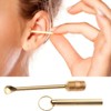 8 Pcs Ear Wax Removal Tool, Folding Type Copper Ear-Pick
