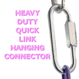 3001 Small Purple Chime Pipe Ringer M&M Bird Toys Colorful Tough Powder Coated Chain Heavy Duty Quick Link Parrotlet Cockatiel Budgie Lovebird Budgie