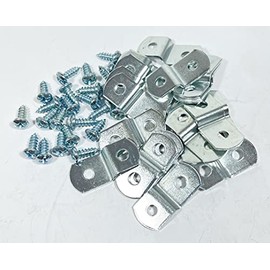 10 Pack 1/8" Canvas Offset Clips Pro Quality with 20 Screws