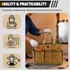 16OZ Waxed Canvas Tool Tote Bag | Large-Capacity Tool Storage