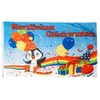 Flaggenfritze® Flag of Congratulations with Penguin 90 x 150 cm