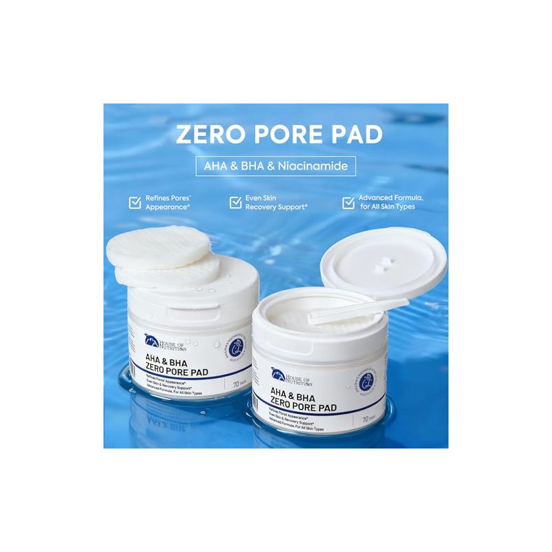 Glycolic Acid Exfoliating Toner Pads with AHA & BHA |