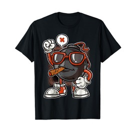 Playful Cartoon Bomb Character For Kids In Comic Style T-Shirt