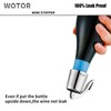 WOTOR Wine Stoppers Stainless Steel Wine Bottle stopper Plug with