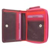 VISCONTI Rainbow Leather Ladies Purse Style RFID Blocking RB53 Plum