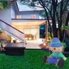Inflatable Boy Decoration Built in LED Light Waterproof Harvest Scarecrow