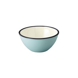 Torico HR-13-G Taiwa Bowl Dish, Melamine Tableware, Dishwasher Safe, Mint Green, 5.1 inches (13 cm), 14.2 fl oz (420 ml), 1 Piece, Enameled Style, Scandinavian Color, Stackable for Outdoor Activities, Camping, Commercial, Made in Japan