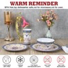 Melamine Dinnerware Set for 4-16 Pcs,Camping Dishes Set with Dinner