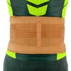 NeoPhysio Beige Neoprene Adjustable Lower Back Support Lumbar Brace Size