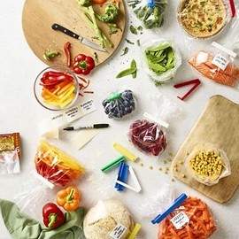 Lakeland Freezeasy Flat Food Freezer Bags, 13 x 18cm, Pack of 100