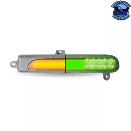 Trux Peterbilt 389 Headlight Turn Signal LED Amber/Green p20ag Passenger's Side