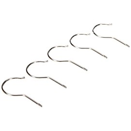 Glorex Coat Hanger Hooks, Nickel, Red, 13 x 9 x 7 cm