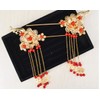 Donaly Kanzashi Hair Ornament, Asian Taste, Set of 2, Women’s