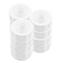 BESPORTBLE 20 Pack PVC Pipe End Cap Plug Leakproof Sprinkler Cap for Irrigation Garden Hose Adapter Threaded Pipe Stopper Easy Install for Irrigation Systems