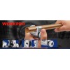 WORKPRO 3-PIECES Tubing Cutter Set Pipe Cutter with 1-1/4" Cutting
