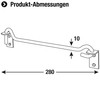 Connex DYB2000471 Storm Hook Diameter 10 x 280 mm with
