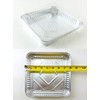 Handi-Foil Square Aluminum Foil Cake Pan w/Clear Dome Lid -