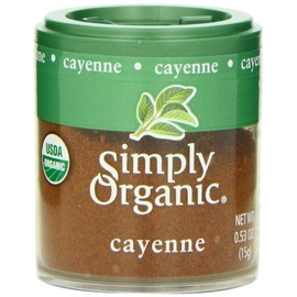 Simply Organic Cayenne Ground, Mini Spice, 0.53 Ounce (Pack of 6)