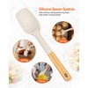 Silicone Spoon Spatula, Great For Scraping Bowls And Scooping Batter,