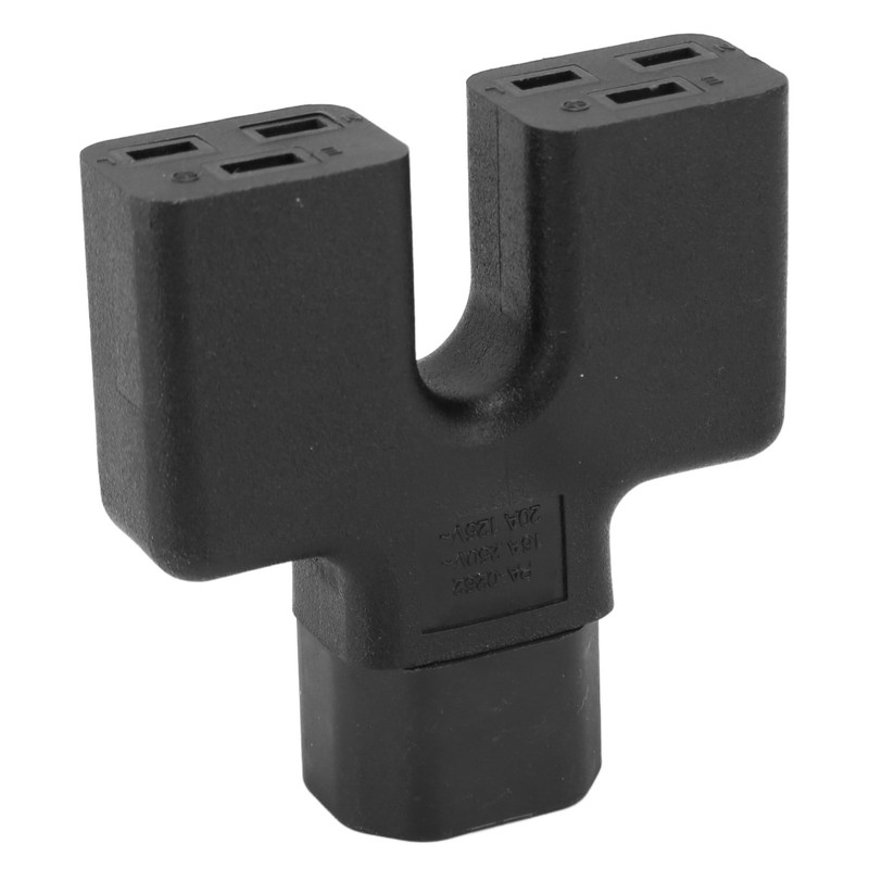 IEC320 C14 to Dual C19 Power Adapter Copper Conductor PVC