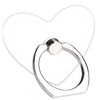 TACOMEGE Transparent Clear Phone Holder Ring Grips, Finger Ring Stand