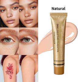 2PCS Concealer Full Coverage Tattoo Cover Up,High Coverage Waterproof Concealers for Bruises Vines Body Makeup,Lasting Perfection Concealers & Correctors, Camo Concealer for Mature Skin(Natural Glow)