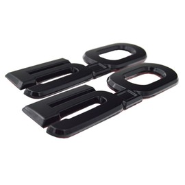 Zorratin 2015-2023 All Gloss Black Door Fender Side 5.0 Emblem for Ford Mustang GT F150