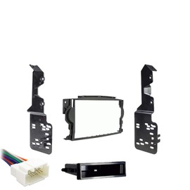 Harmony Audio Radio Install Bundle Fits Acura TL 2004-2006 with Metra 99-7815B Single DIN Dash Kit