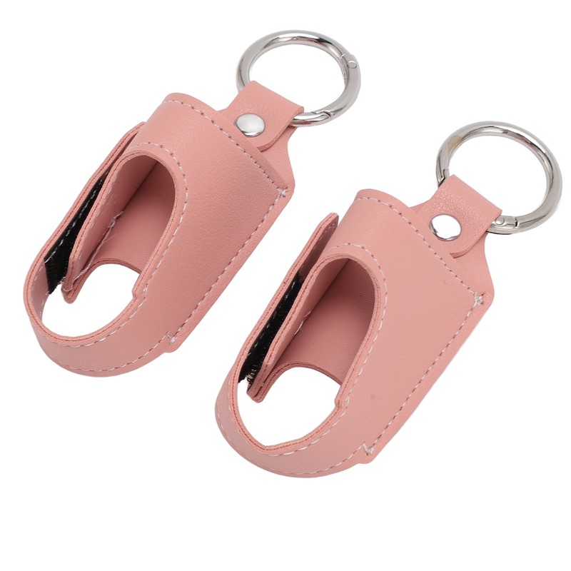 2pcs Asthma Inhaler Holder Portable Storage Protective PU Leather Asthma