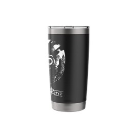 Motorcycle Helmet Biker Ride Symbol Racer Stainless Steel Insulated Tumbler