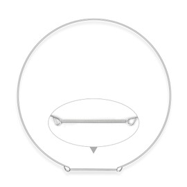 134616300 Washer Door Boot Spring Clamp Part Suitable for Frigidaire EWFLS70JIW0 EWFLS70JMB0 EWFLS70JRR0 EWFLS70JSS0 EWFLS70JTS0 Models,Replace1482858 EA2349238 PS2349238 7134616300 0310